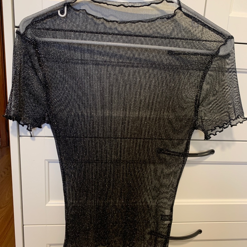 Sheer Glitter Top